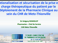 Assemblée professionnelle : Projets en pharmacie clinique : retours d'expériences 3 Assemblée professionnelle : Projets en pharmacie clinique : retours d'expériences 3