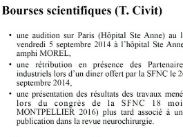 ASSEMBLEE GENERALE de la SFNC - Bourses scientifiques