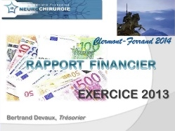 ASSEMBLEE GENERALE de la SFNC - Rapport du Trésorier