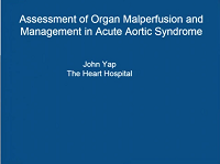 Assessment of organ malperfusion and management in acute aortic syndrome
