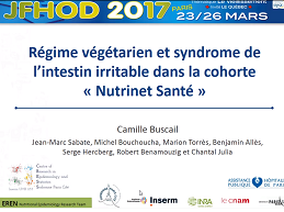 Association entre régime végétarien et syndrome de l'intestin irritable dans la cohorte Nutrinet Santé
