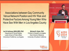 Associations entre la position des lieux de communautés gay, et les facteurs de risques et de protection contre le VIH parmi les MSM à Los Angeles