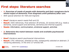 Astrid van der Schot: Psychosocial support for people with dementia and their caregivers Astrid van der Schot: Psychosocial support for people with dementia and their caregivers