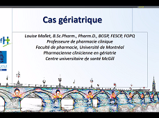 Atelier gériatrie - Cas clinique : Mme C. D