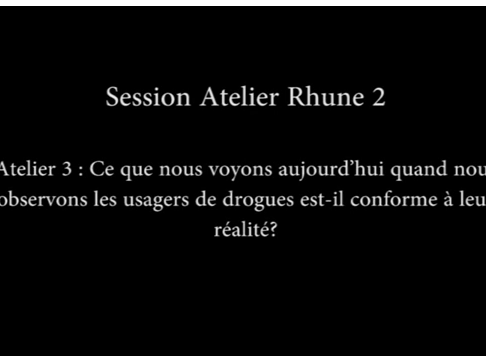 ATHS 2015 : Atelier les usagers de drogues