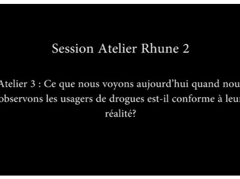 ATHS 2015 : Atelier les usagers de drogues