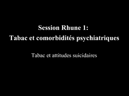 ATHS 2015 : Atelier Tabac et comorbidité psychiatriques
