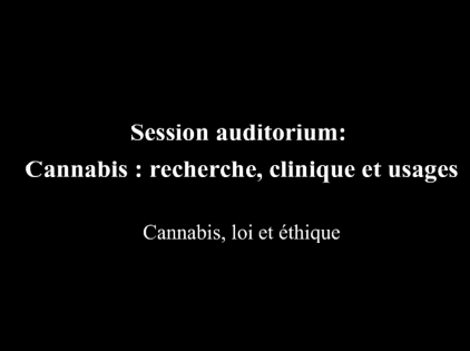 ATHS 2015 : Cannabis, loi et éthique