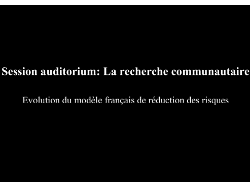 ATHS 2015 : Evolution du modèle français de réduction des risques