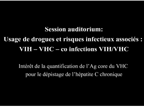 ATHS 2015 : Intérêt de l’Ag core pour le dépistage de l’hépatite C