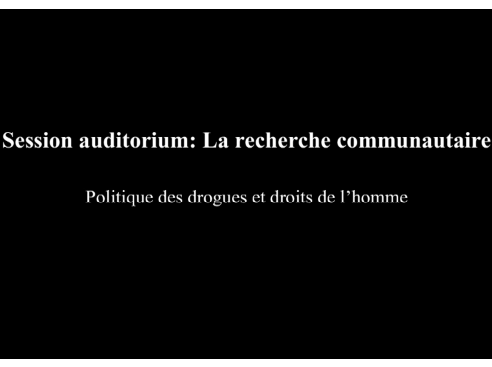 ATHS 2015 : Politique des drogues et droits de l’homme