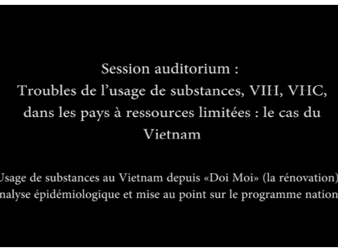 ATHS 2015 : Usage de substances au Vietnam depuis «Doi Moi»