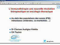 Au-delà des populations des essais (PS2, métastases cérébrales, co-morbidités) Au-delà des populations des essais (PS2, métastases cérébrales, co-morbidités)