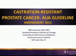 AUA Guideline : Cancer de la prostate résistant à la castration