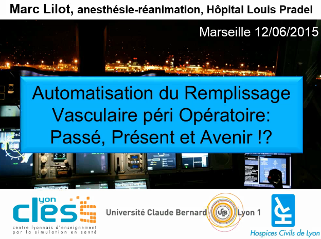 Automatisation du remplissage vasculaire péri opératoire