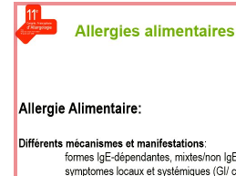 Bases immunologiques de la tolérance orale
