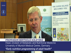 Berthold Koletzko - Le programme nutritionnel d'un adulte en phase précoce