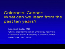 Biologic Agents in the Treatment of Colorectal Cancer: The Last Decade; the Lost Decade 2 Biologic Agents in the Treatment of Colorectal Cancer: The Last Decade; the Lost Decade 2