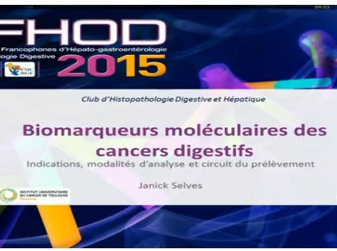 Biomarqueurs tissulaires des cancers digestifs