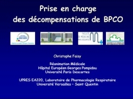 BPCO - Prise en charge d'une décompensation aigue