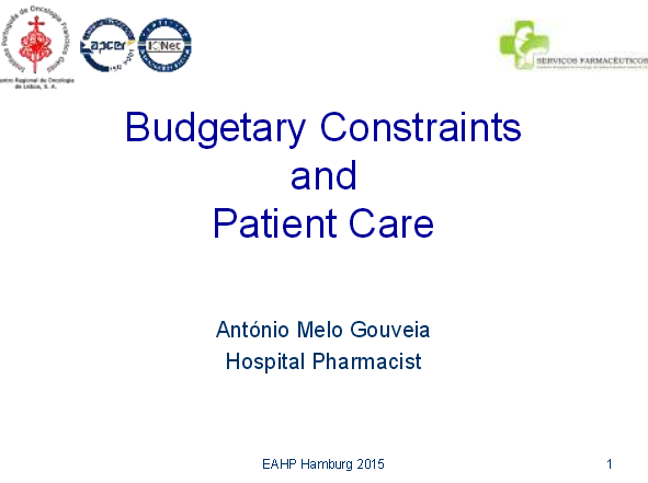 Budgetary constraints and patient care