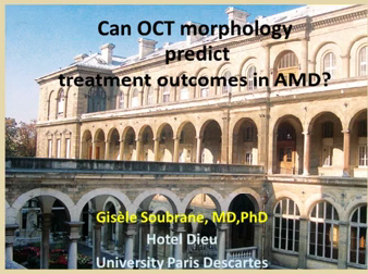 Can OCT morphology predict treatment outcomes in AMD Can OCT morphology predict treatment outcomes in AMD