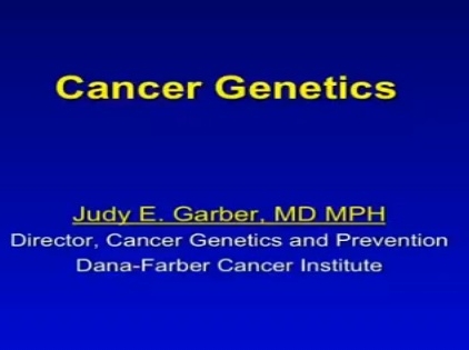 Cancer Genetics