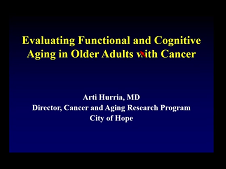 Cancer Treatment as an Accelerated Aging Process: Assessment, Biomarkers, and Interventions Cancer Treatment as an Accelerated Aging Process: Assessment, Biomarkers, and Interventions