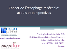 Cancers de l'oesophage résécables : acquis et perspectives