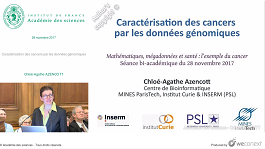 Caractérisation des cancers par les données génomiques Caractérisation des cancers par les données génomiques