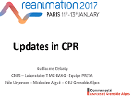 Cardiac arrest and CPR: how to improve survival? -Updates on CPR