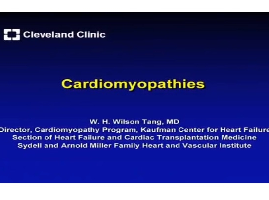 Cardiomyopathies
