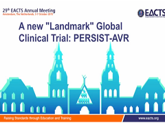 Cardiopathie acquise - Un nouvel essai clinique "repère" : PERSIST-AVR Cardiopathie acquise - Un nouvel essai clinique "repère" : PERSIST-AVR
