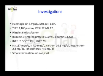 Case 2 : Toddler with chronic diarrhea - ISPGHAN 2020 Conference