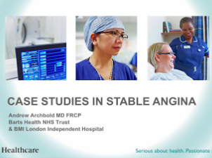 Case studies in stable angina