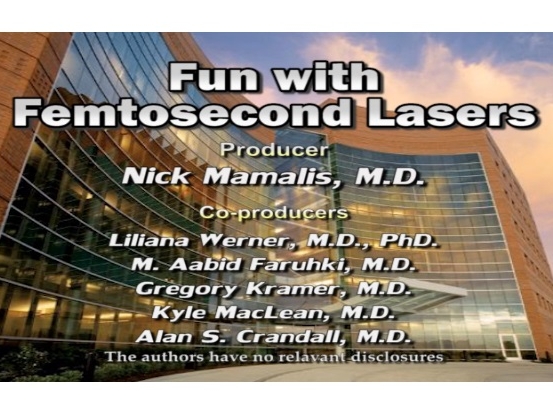 Cataract - Fun With Femtosecond Lasers