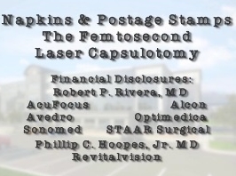 Cataracte - La capsulotomie au laser femtoseconde Cataracte - La capsulotomie au laser femtoseconde