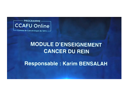 CCAFU Online - Saison 1 - Module n°3 : Cancer du rein