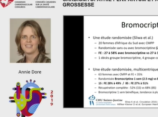 CCC 2019: CARDIOMYOPATHIE PÉRIPARTUM ET ARYTHMIE DURANT LA GROSSESSE