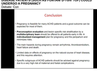 CCC 2019: CCS/ESC - ALL COMPLEX CONGENITAL HEART DISEASE PATIENTS COULD UNDERGO A PREGNANCY CCC 2019: CCS/ESC - ALL COMPLEX CONGENITAL HEART DISEASE PATIENTS COULD UNDERGO A PREGNANCY