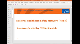 CDC - COVID-19 Module Overview for Long-term Care Facilities CDC - COVID-19 Module Overview for Long-term Care Facilities