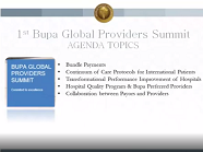 Centers of Healthcare Excellence and Global Health Insurance