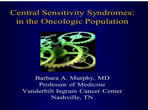 Central Sensitivity Syndromes