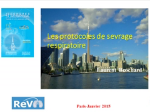 C'est démontré mais l'utilise t-on assez? Les protocoles de sevrage respiratoire - 2015 C'est démontré mais l'utilise t-on assez? Les protocoles de sevrage respiratoire - 2015