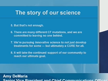 CF Foundation | VLC 2018: Telling the Best Story in Medicine