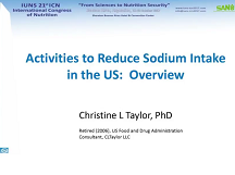 Challenges and Opportunities in Sodium Reduction in the US Challenges and Opportunities in Sodium Reduction in the US