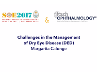 Challenges in the Management of Dry Eye Disease DED, Margarita Calonge