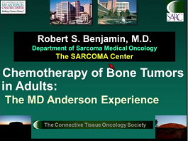 Chemotherapy for Bone Sarcomas in Adults: The MD Anderson Experience Chemotherapy for Bone Sarcomas in Adults: The MD Anderson Experience