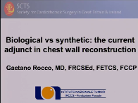 Chest wall reconstruction