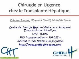 Chirurgie en urgence chez le transplanté Hépatique